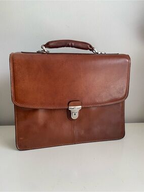 Tony Perotti Leather Laptop Briefcase